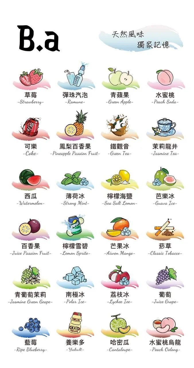 B.A 一代電子煙主機煙彈